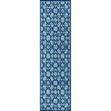 Gallia Tile Trellis High-Low Light Runner Rug
