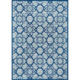 Gallia Tile Trellis High-Low Light Area Rug