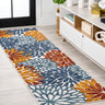 Crisantemo-Floral-High-Low-Indoor/Outdoor-Runner-Rug-Area-Rugs