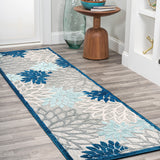 Minori Floral High-Low Runner Rug