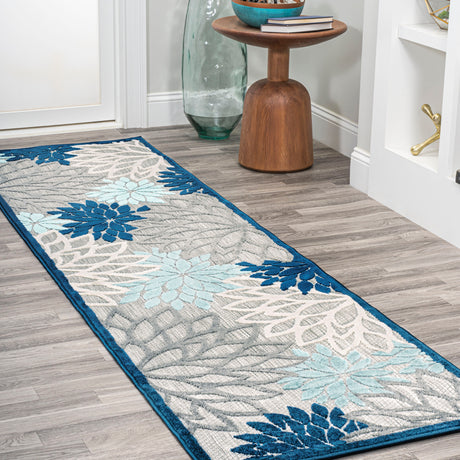 Minori Floral High-Low Runner Rug