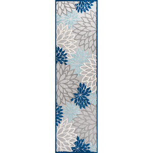 Minori Floral High-Low Runner Rug