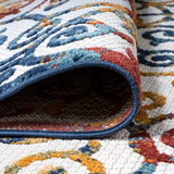 Atrani scroll trellis indoor/outdoor runner rug
