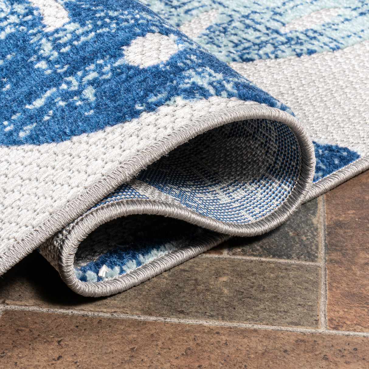 Monstera Tropical Leaf High-Low Indoor/Outdoor Runner Rug