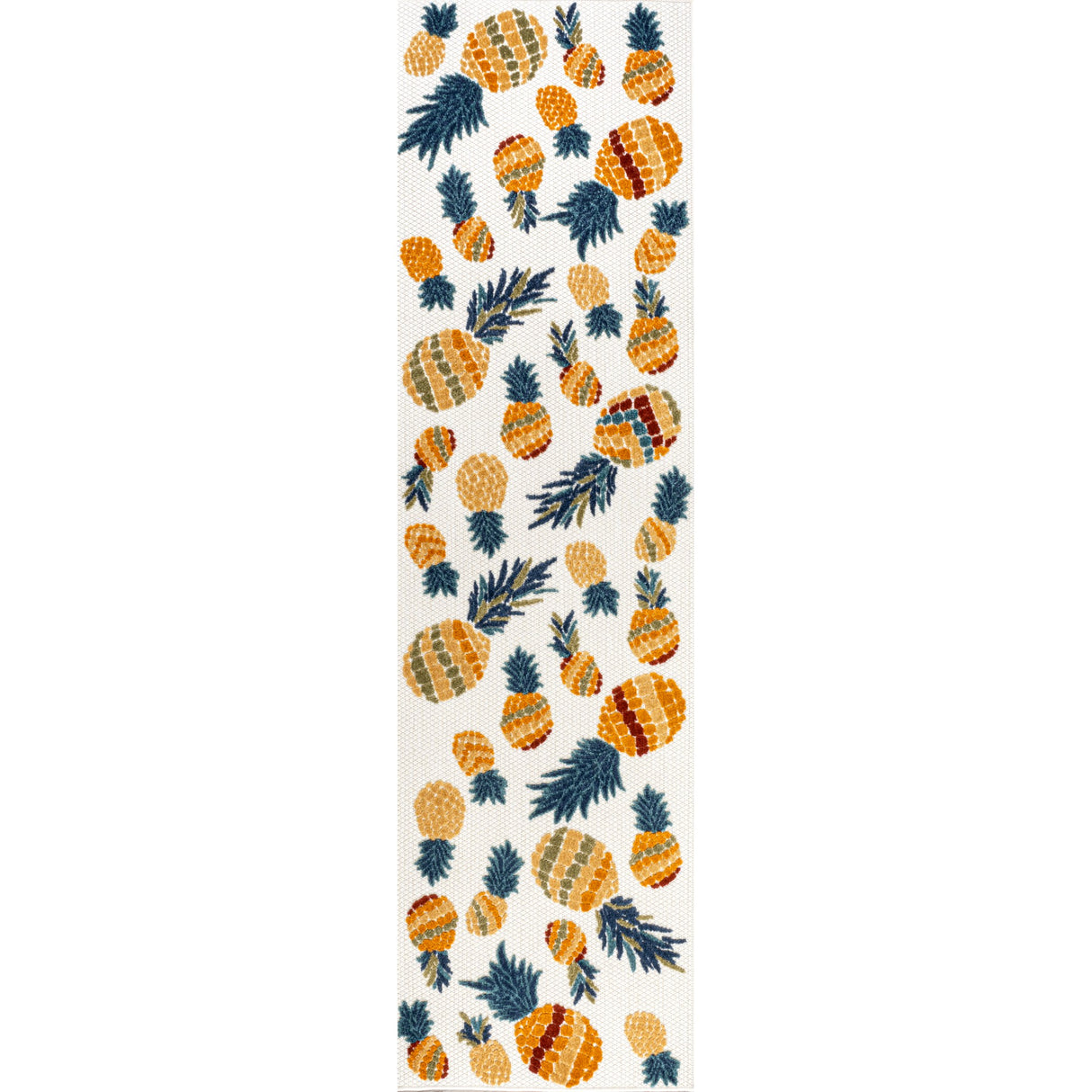 Ananas Bold Pineapple High-Low Indoor/Outdoor Runner Rug