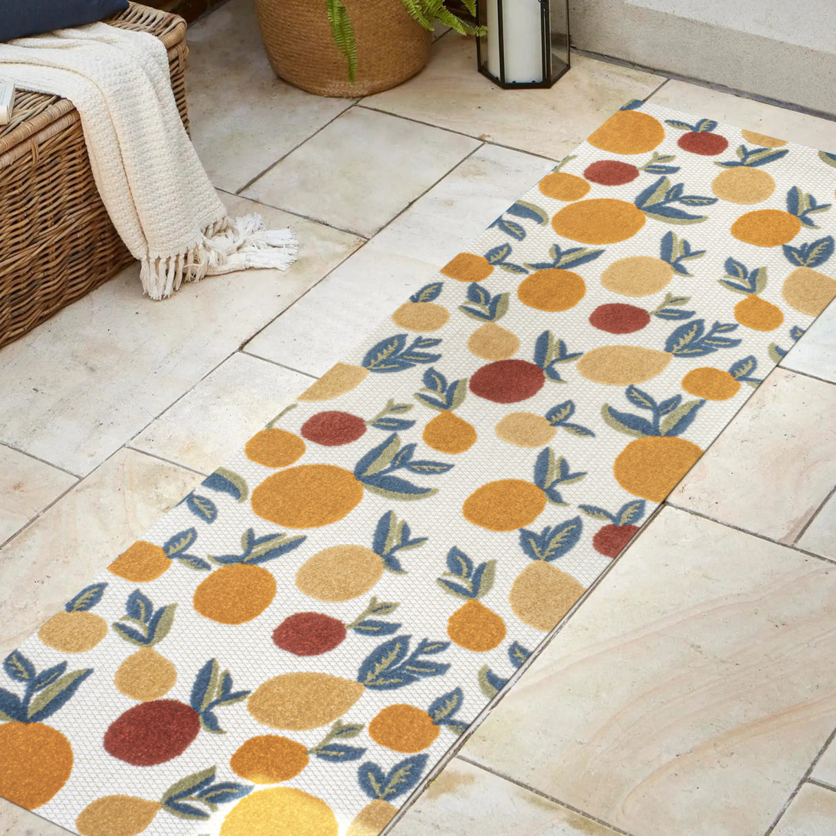 Limone-Bold-Lemon-High-Low-Indoor/Outdoor-Runner-Rug-Runner-Rugs