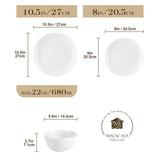 Amelia 12 Piece Dinnerware Set