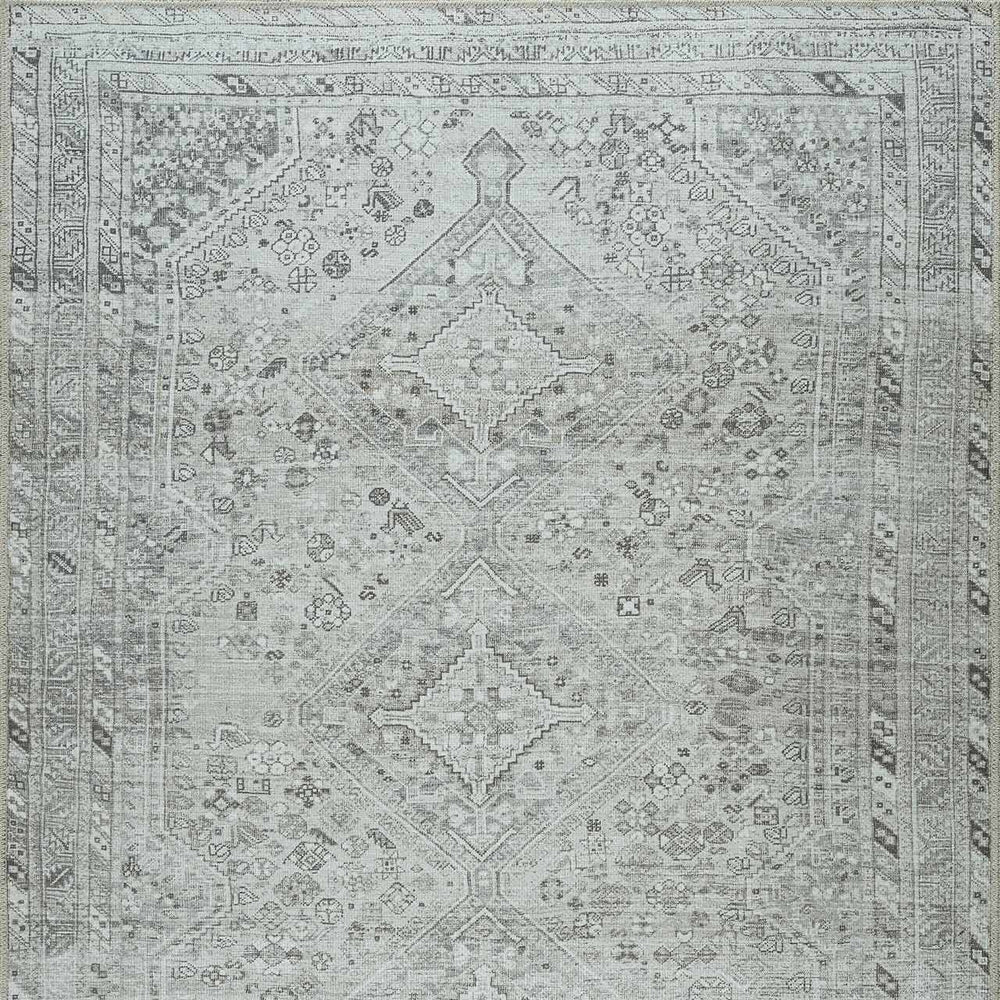 Barny Sage Flat Pile Washable Rug