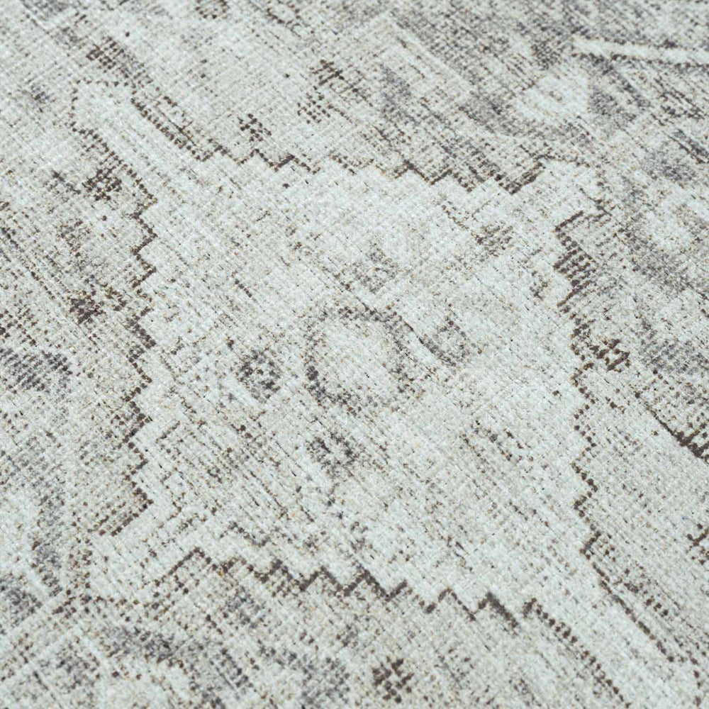Barny Sage Flat Pile Washable Rug