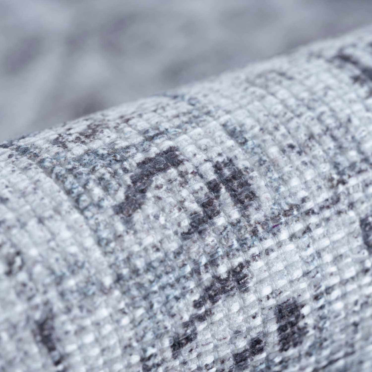 Barny Gray Denim Washable Rug