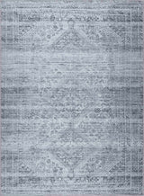 Barny Gray Blue Washable Rug