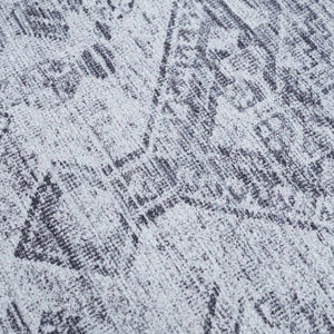 Barny Gray Blue Washable Rug
