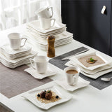 Amparo Marble Grey 30 Piece Dinnerware Set