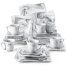 Amparo Marble Grey 30 Piece Dinnerware Set