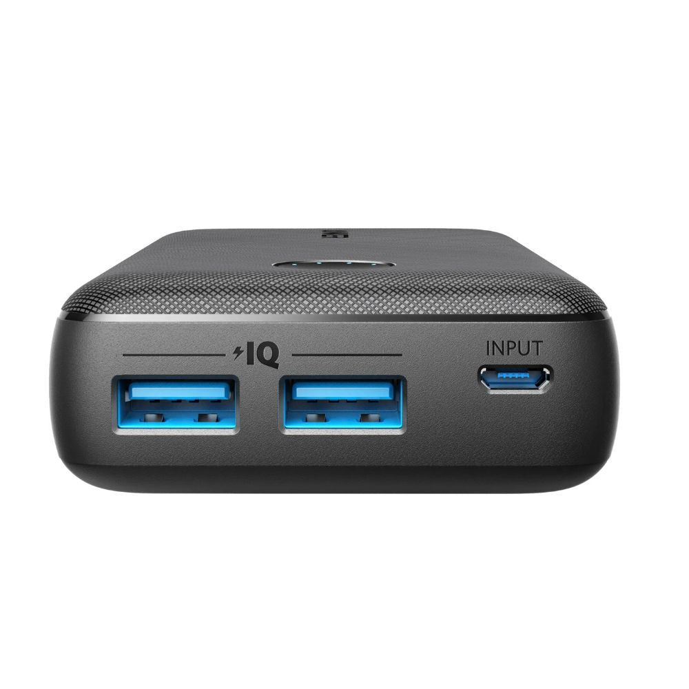Anker - PowerCore Select 10000mAh Dual USB Portable Charger External Battery Pack - Black