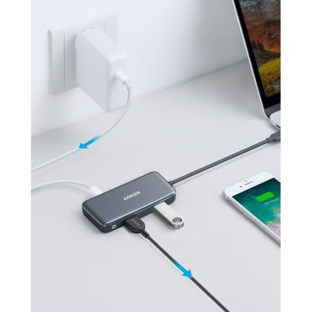 ANKER PREMIUM 4-IN-1 USB-C HUB -GRAY
