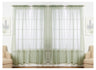 J&V Textiles 4-Pack Value: Solid Sheer Window Curtain Panels