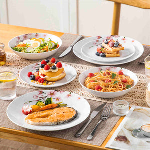 Annie Round 18 Piece Dinnerware Set