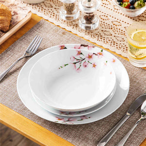 Annie Round 18 Piece Dinnerware Set