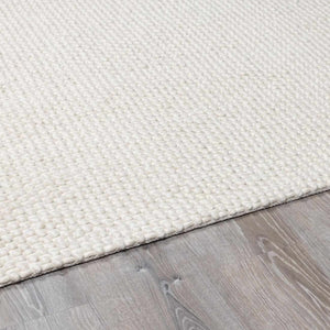 Lucerne Plain Cream Wool Rug LNE-1000