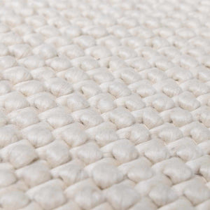 Lucerne Plain Cream Wool Rug LNE-1000