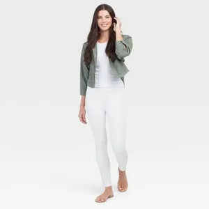 ASSETS by SPANX Womens Plus Regular Classic Fit Ankle Skinny Jeans Lightweight