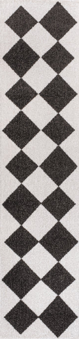 Draper Classic Geometric Diamond Pattern Runner Rug