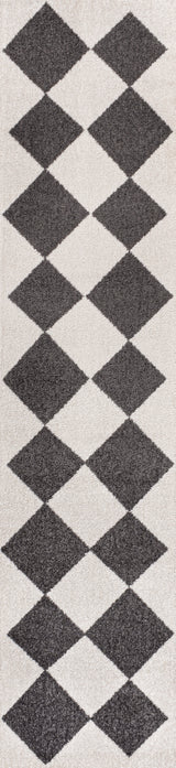 Draper Classic Geometric Diamond Pattern Runner Rug
