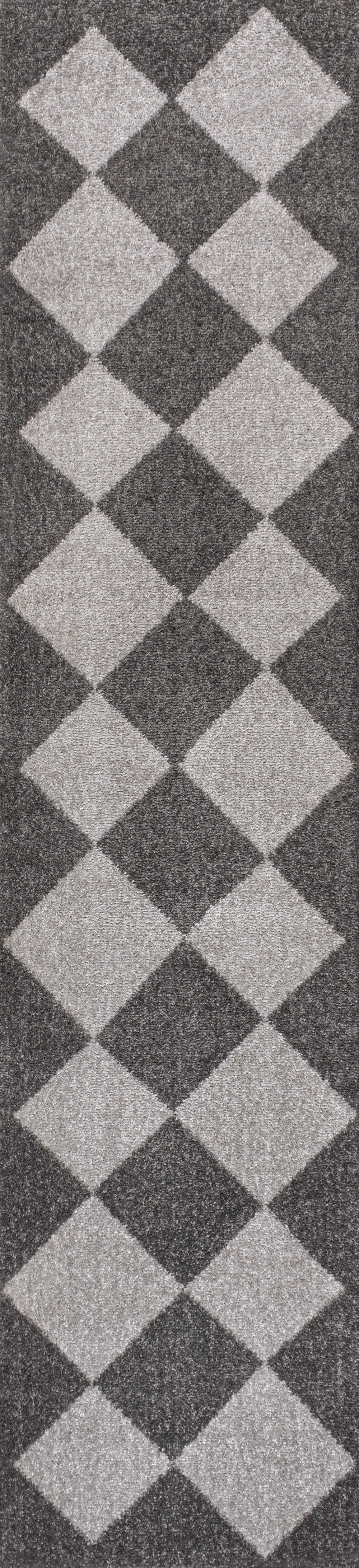 Draper Classic Geometric Diamond Pattern Runner Rug