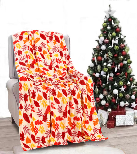 Happy Halloween Microplush Throw Blanket (50 X 60 Inch) - Pumpkins
