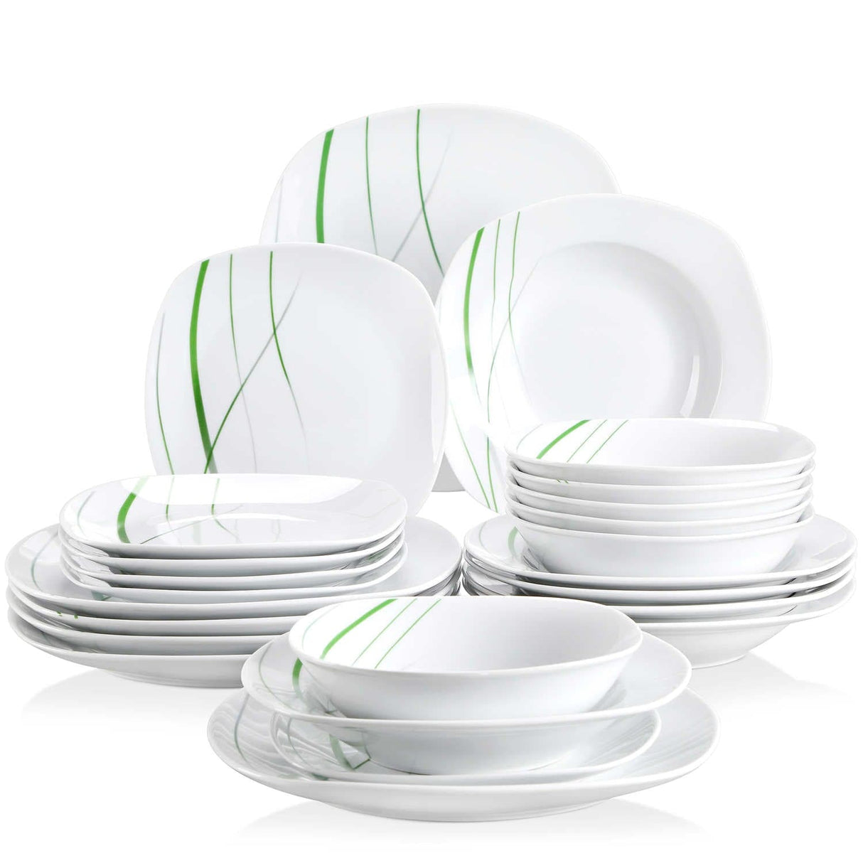 Aviva 24 Piece Dinnerware Set