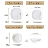 Aviva 24 Piece Dinnerware Set