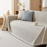 Couch Cover Blanket Couch Covers for Most Shape Sofas Washable Durable Sofa Throw Cover with Tassels