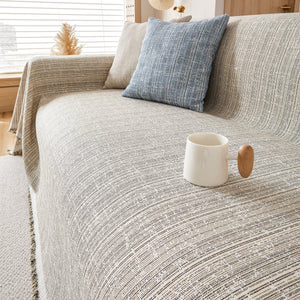 Couch Cover Blanket Couch Covers for Most Shape Sofas Washable Durable Sofa Throw Cover with Tassels
