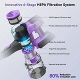 6 in 1 Cordless Stick Vacuum Cleaner 45KPa Powerful Suction 50 Min Runtime