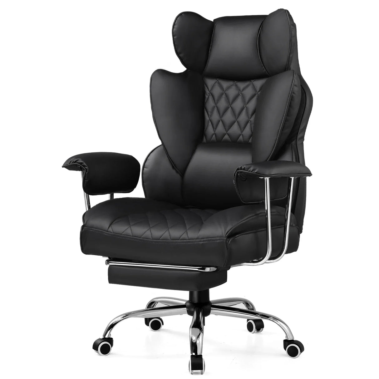 Big and Tall Gaming Chair Pocket Spring Lumbar Support Ergonomic Office Chair