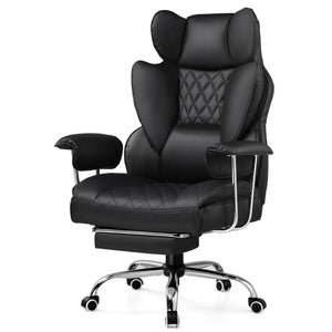 Big and Tall Gaming Chair Pocket Spring Lumbar Support Ergonomic Office Chair