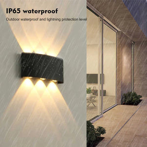 Waterproof LED Wall Light – 8W 12W Aluminum IP65 Lamp for Outdoor & Indoor Use