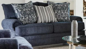 Abbott - Indeigo Blue - 2pc Sofa & Love seat Collection