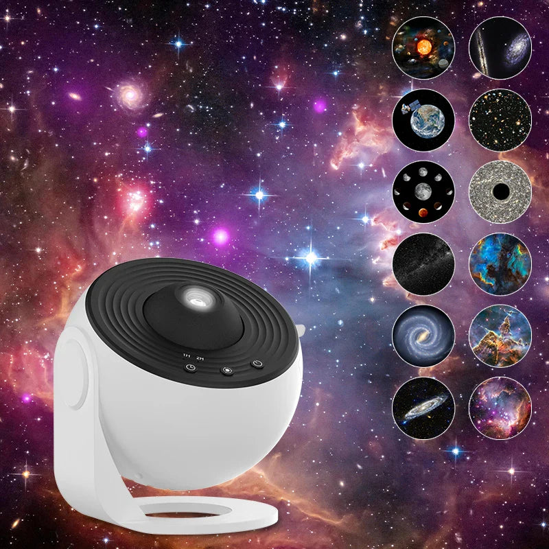 Galaxy Projector Starry Sky Night Light 360° Rotating Planetarium Lamp for Kids