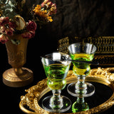 Specialty Absinthe Cocktail Glassware with Spoon, Set of 2