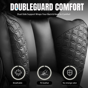 Ergonomic Leather Gaming Chair High Back Office Chair with Footrest