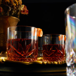 Onix Acrylic Crystal Lowball, Set of 4