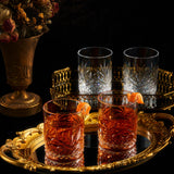Onix Acrylic Crystal Lowball, Set of 4