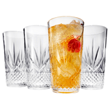 Onix Acrylic Crystal Highball Glassware, Set of 4