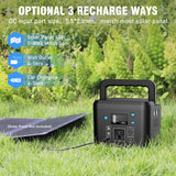 200W Portable Power Station 120Wh Backup Lithium Battery AC DC USB Outdoor Camping