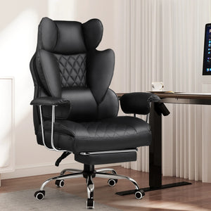 Big and Tall Gaming Chair Pocket Spring Lumbar Support Ergonomic Office Chair