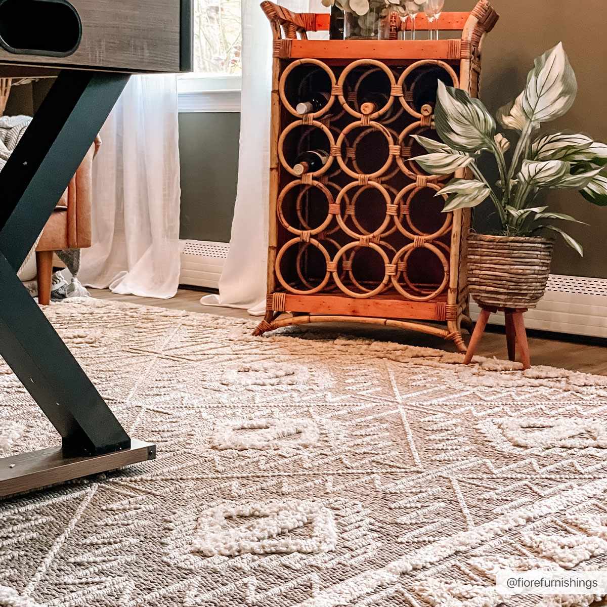 Agoo High-Low Pile Rustic Rug