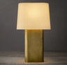 Modern Table Lamp with Linen Shade 24" 32" E26 LED Desk Light