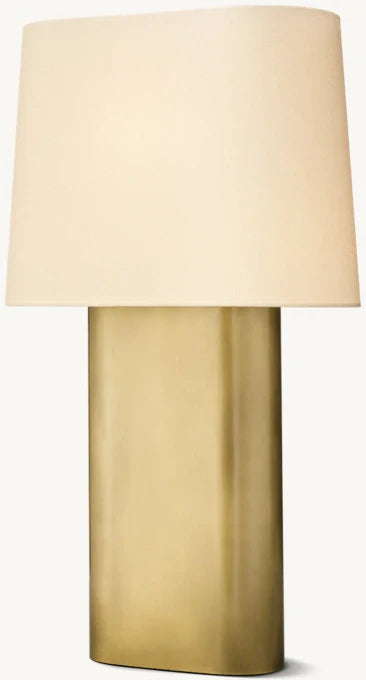 Modern Table Lamp with Linen Shade 24" 32" E26 LED Desk Light
